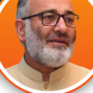 Portrait of Senator Mushtaq Ahmad Khan